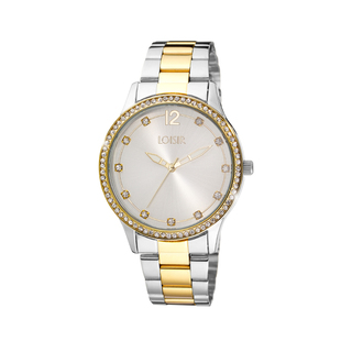 Women's Watch Shade 11L05-00631 Loisir With Two-Tone Steel Bracelet, Silver Dial And White Crystals