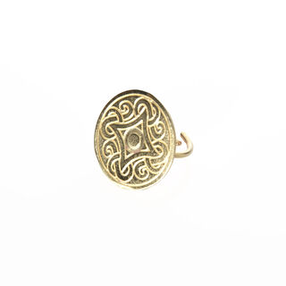 Women's Ring TORA Bronze Gold Plated Desperate Design