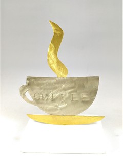 Micro sculpture Cup-Coffee" NM14112 Alpacas
