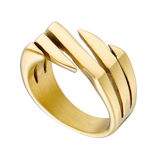 Γυναικείο Δαχτυλίδι Ατσάλι Κίτρινο Χρυσό N-02520G Artcollection