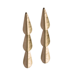 Women's Handmade Long Earrings SK5023-G  EXNOVO Bronze