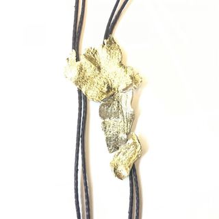 Women's Handmade Necklace GK490L-101 Kalliope Cord Bronze-Alpacas