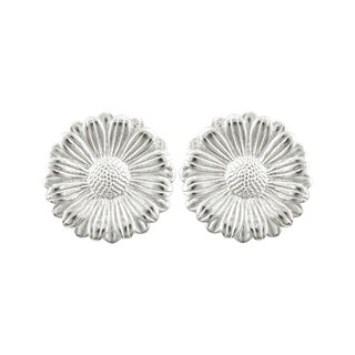 Women's Handmade Earrings CALENDULA Desperate Design Bronze-Silver Plating